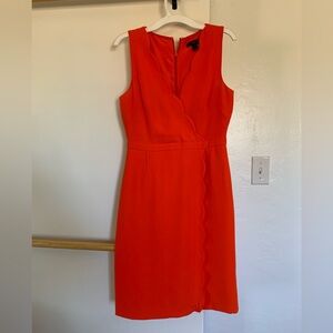 Orange J. Crew Dress